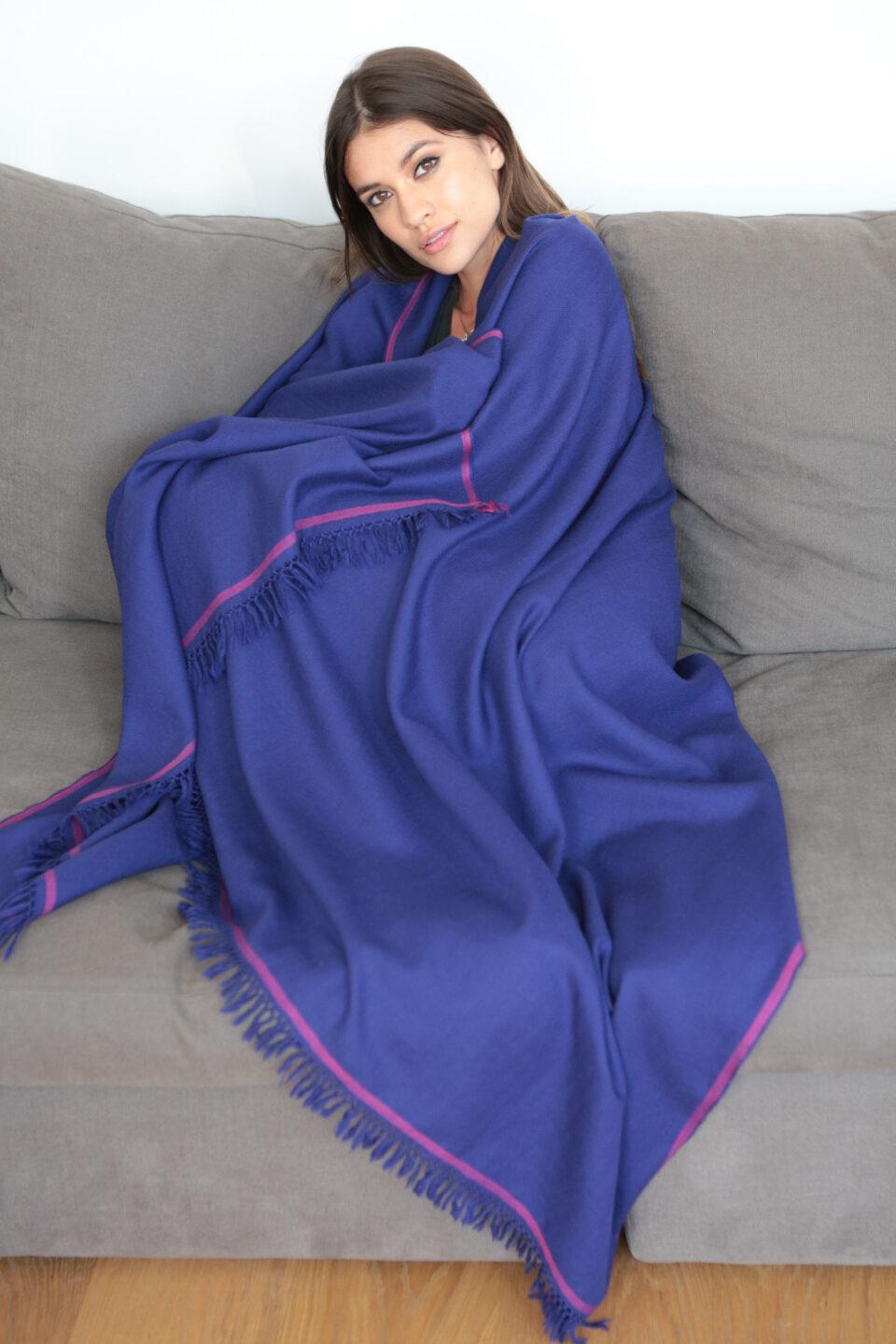 Cesco Wrap Me Up in Love Merino Throw Blanket