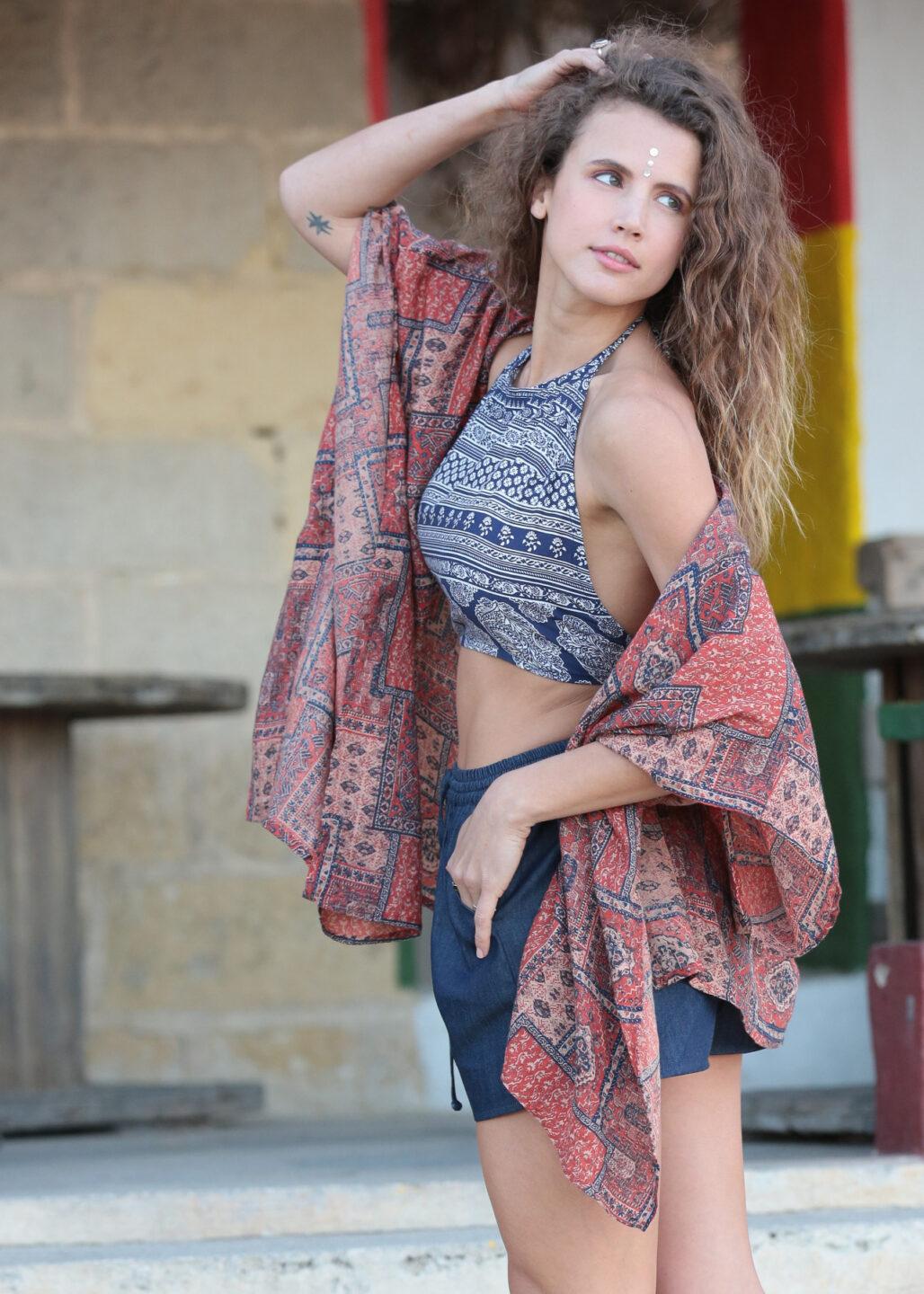 Festival Print Kimono Kaftan