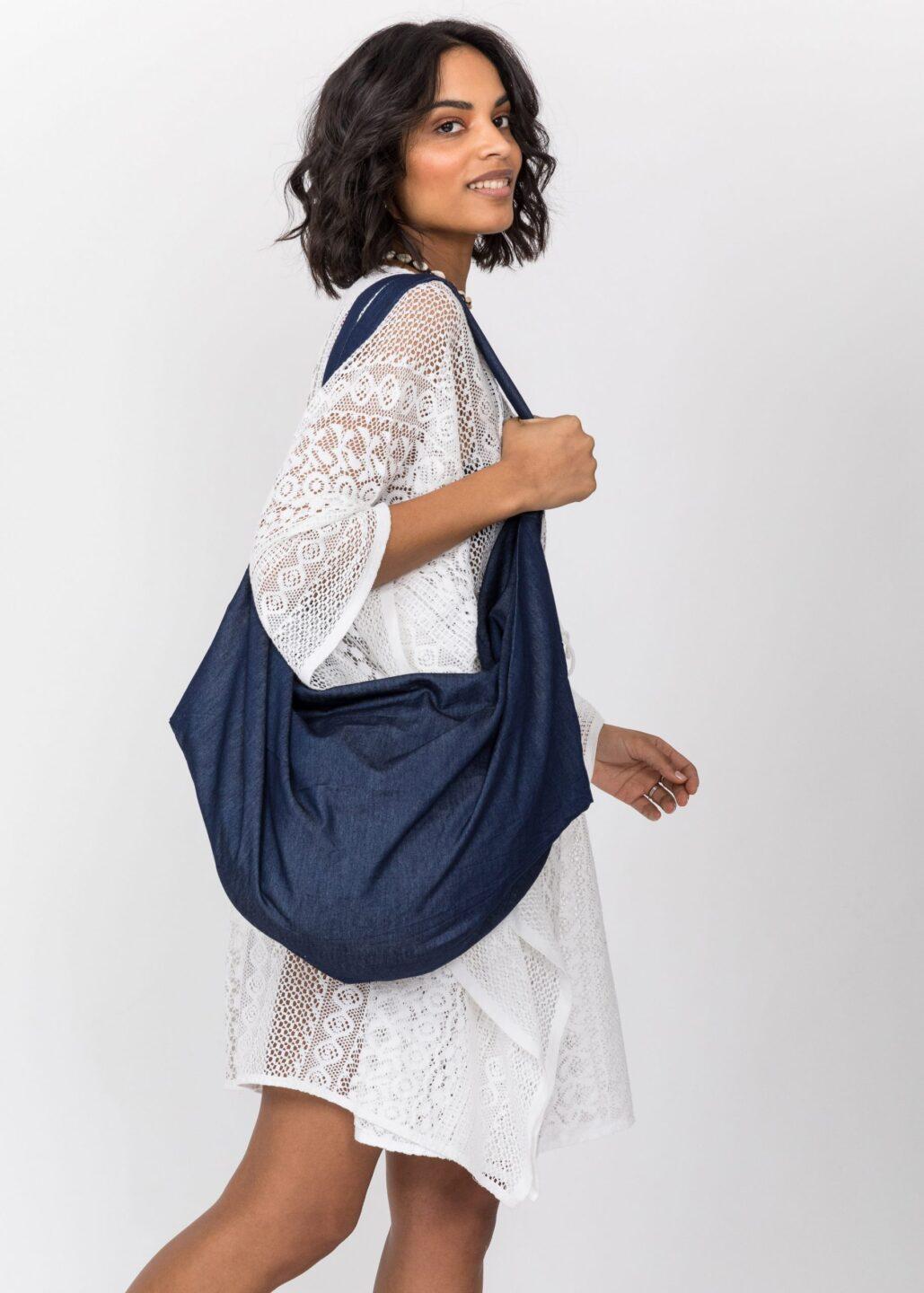 Denim 2 in 1 Shoulder Bag & Rucksack