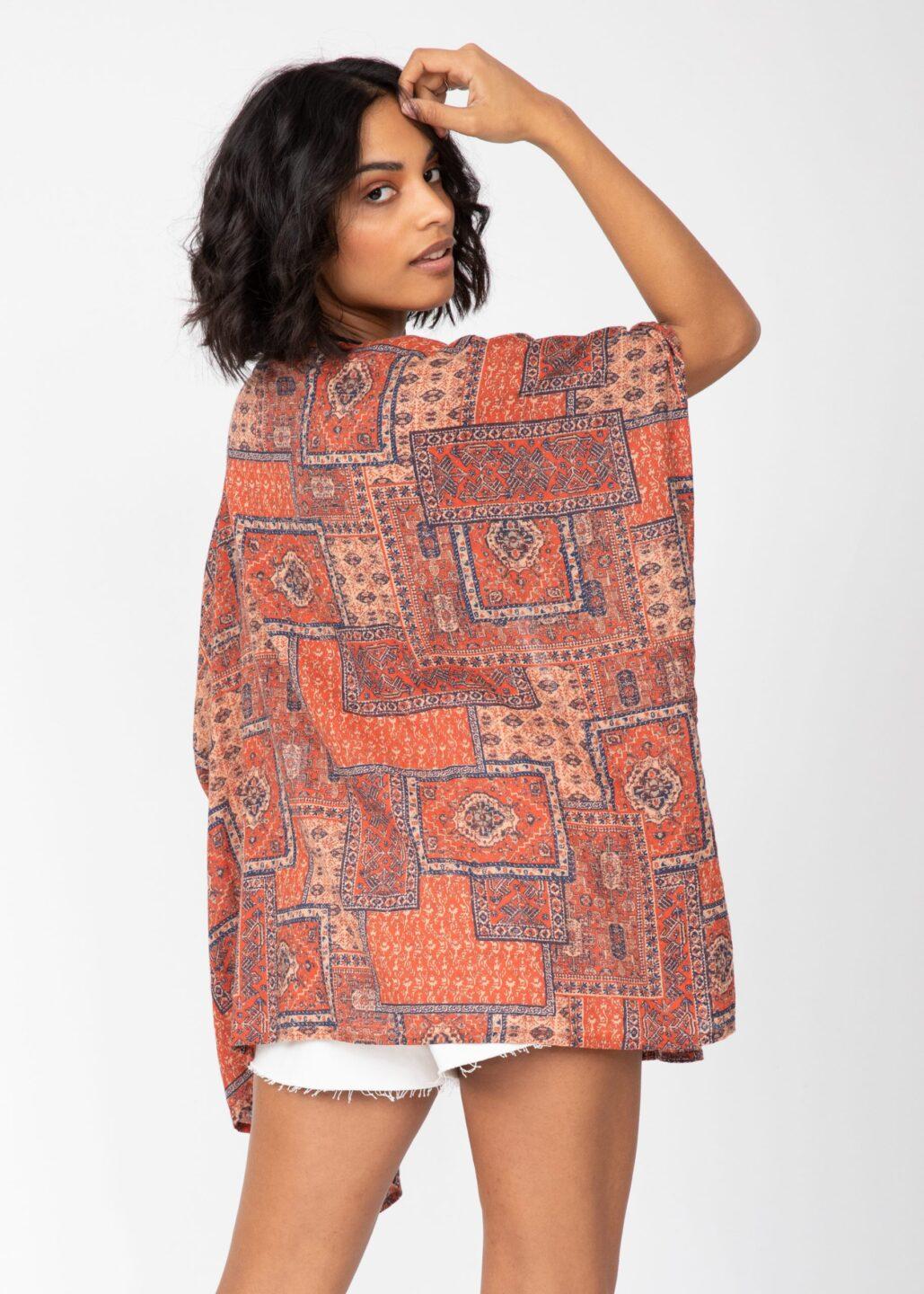 Festival Print Kimono Kaftan