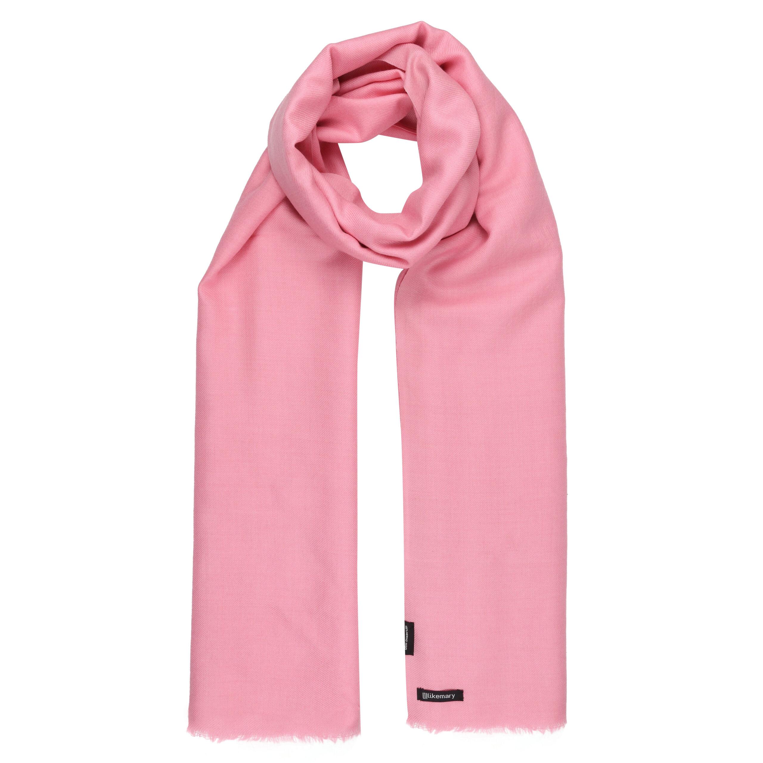 Kasa Merino Handwoven Pashmina &amp; Blanket Scarf 100 X 200cm Rose Pink