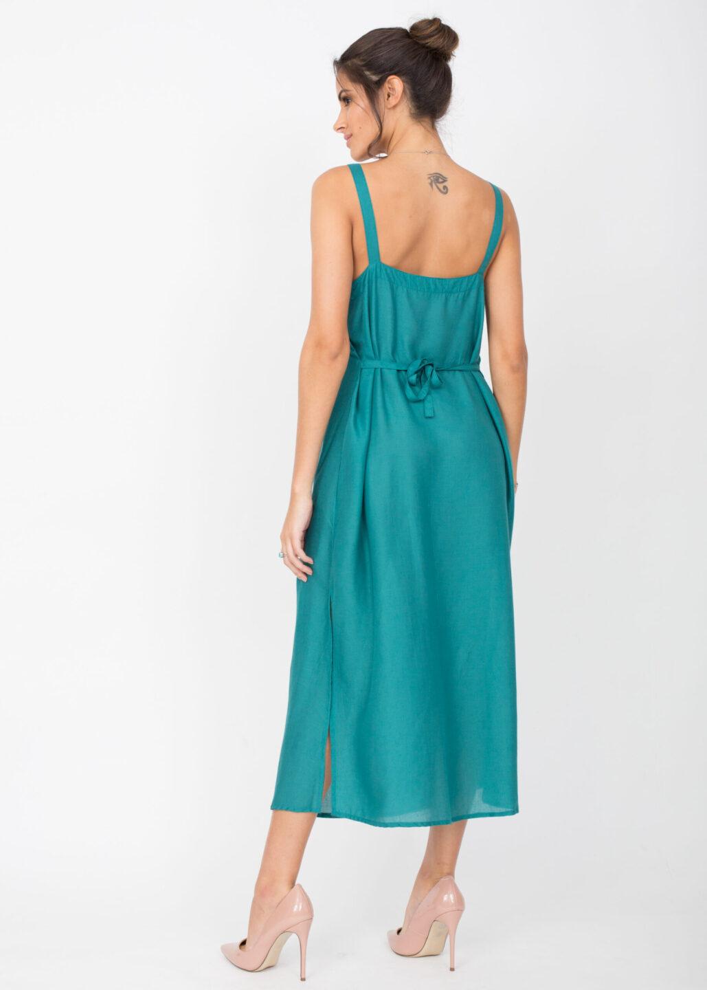 Maxi Tank Dress Aqua