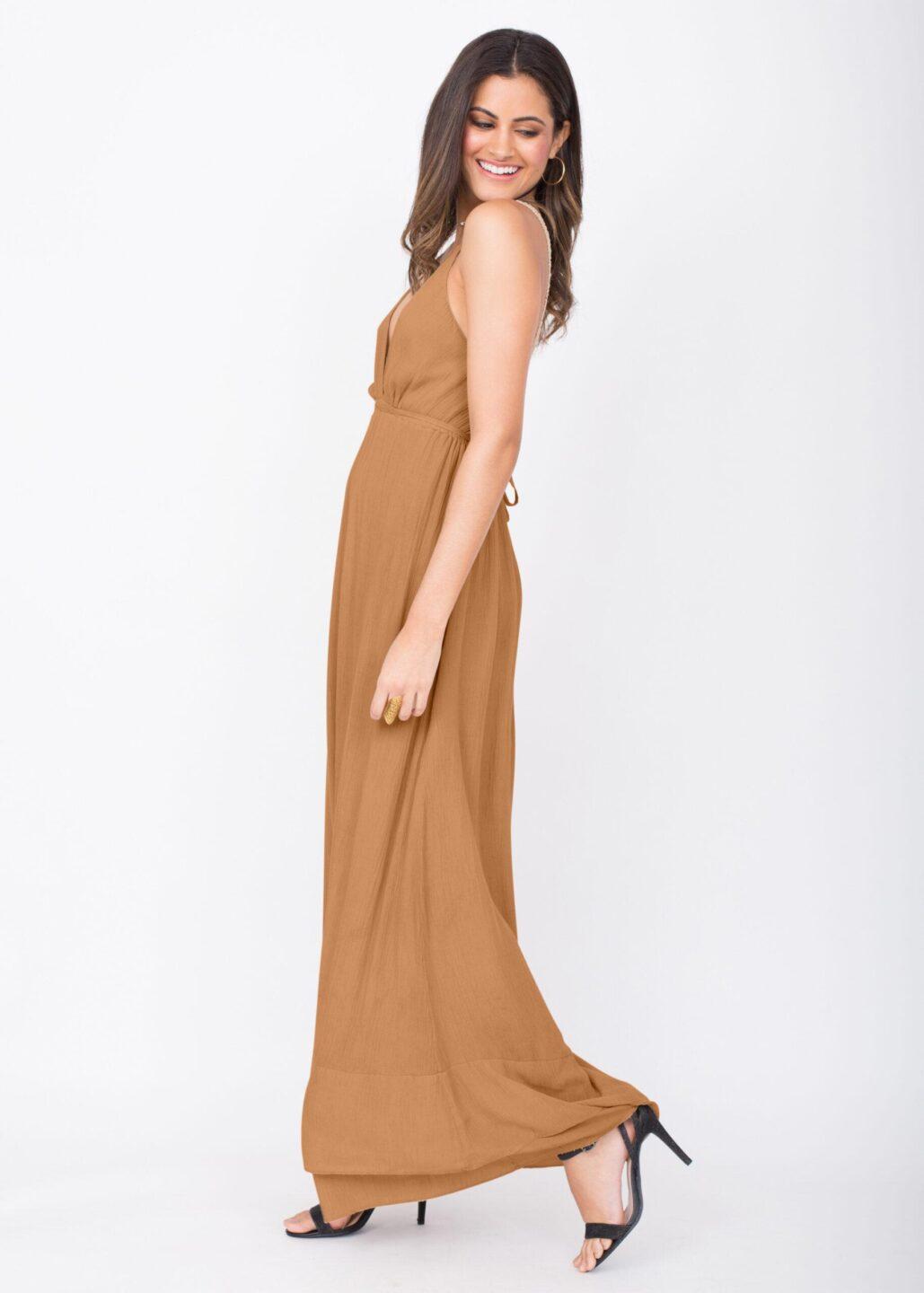 Summer Maxi Dress Caramel