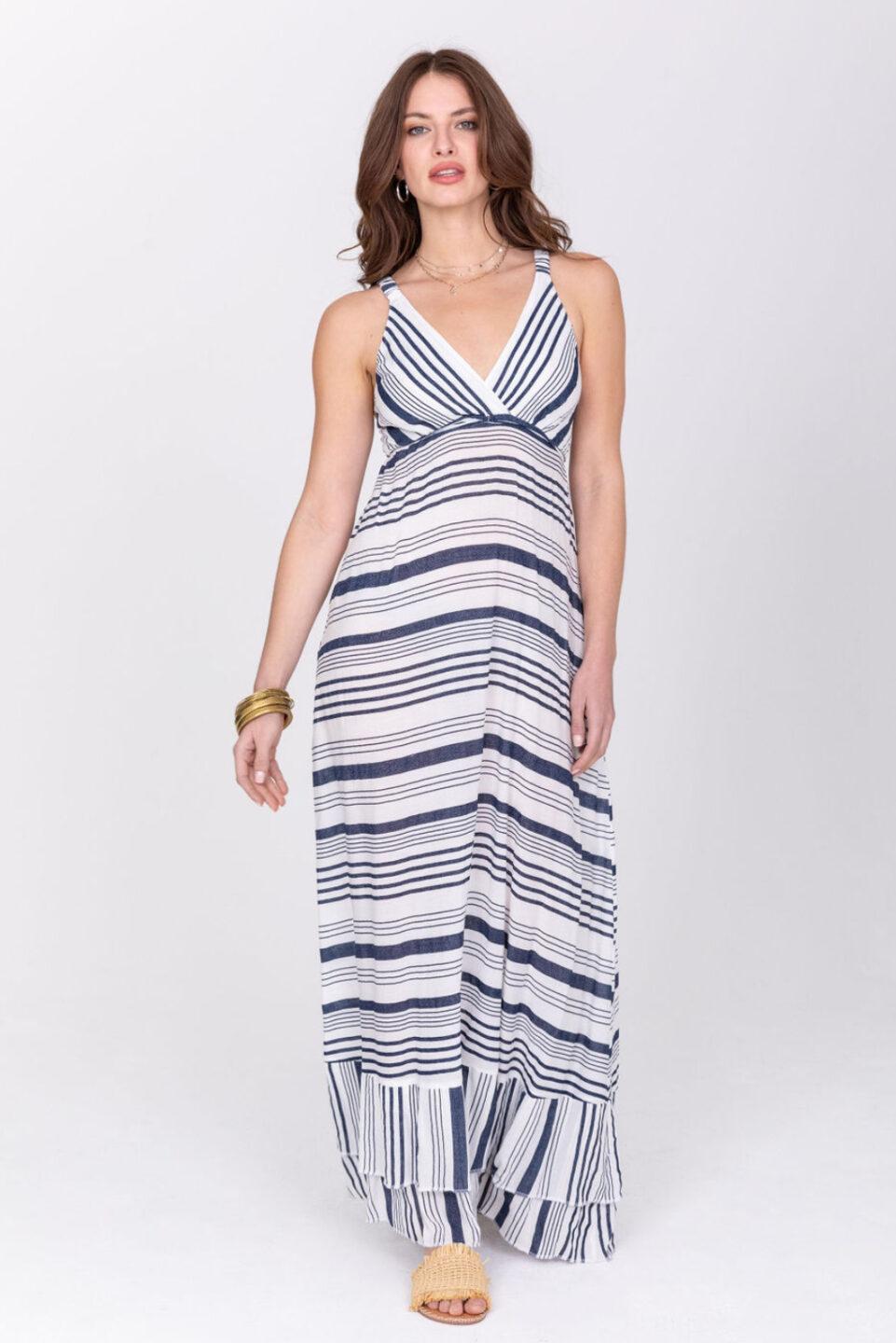 Summer Maxi Dress Riviera Stripes