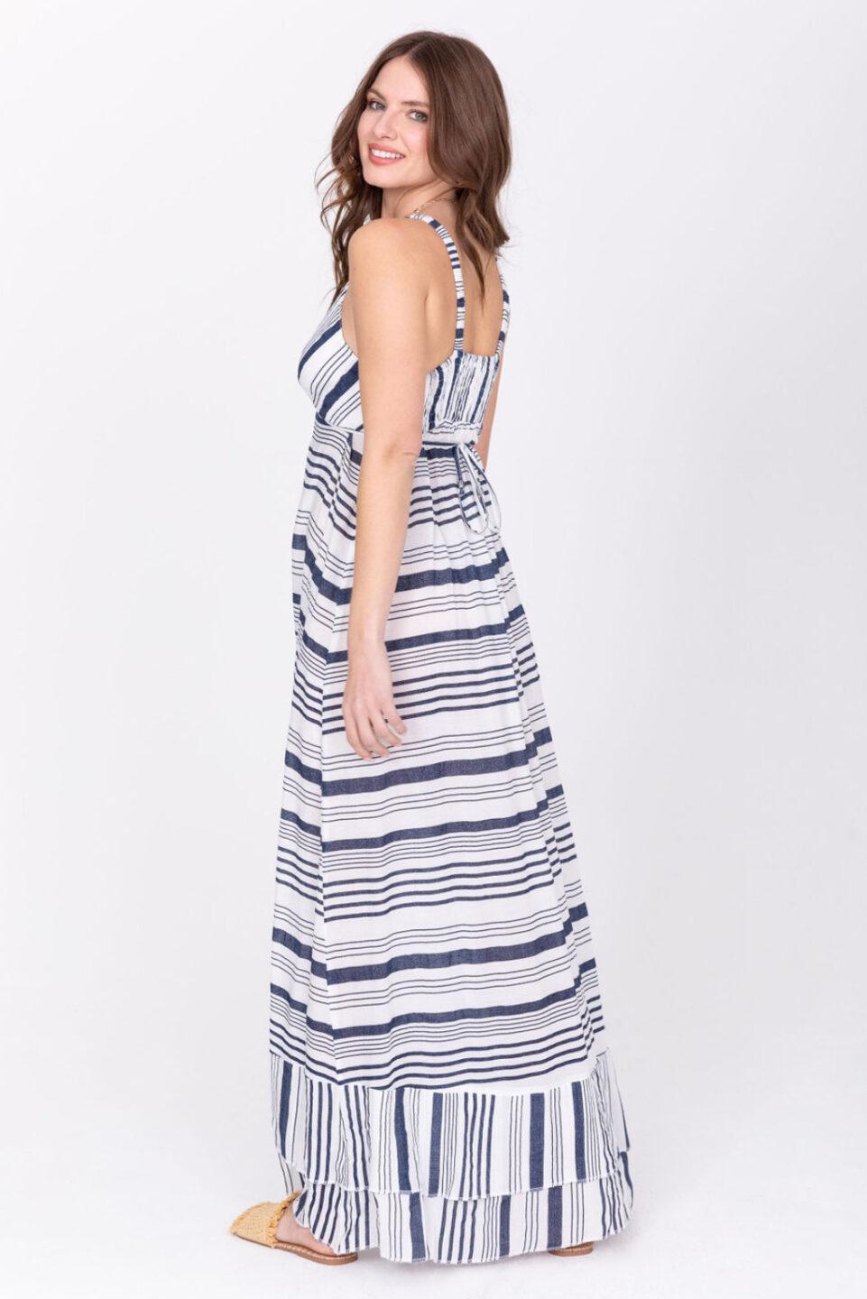 Summer Maxi Dress Riviera Stripes